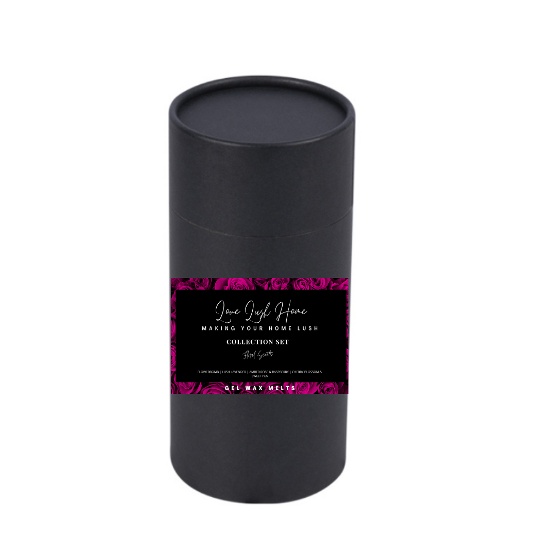 Floral Scent Collection Gift Tube - Gel Wax Melts/Jelly Wax Melts - Love Lush Home