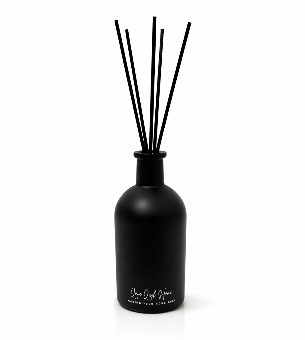 *CLEARANCE* Crisp Cotton Linen + Anti Odour Technology | Black Ceramic Reed Diffuser | 200ml
