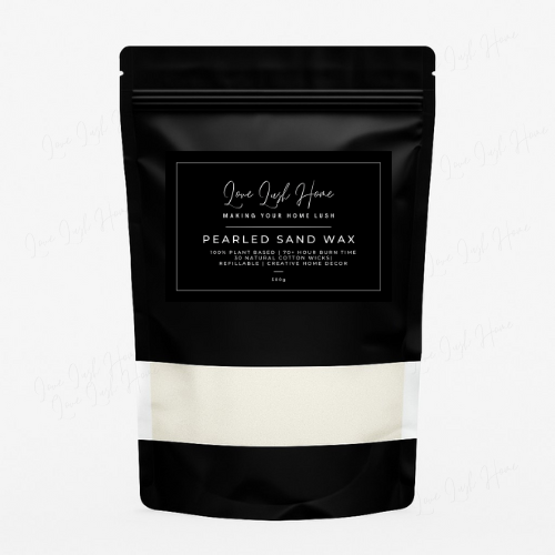 Pearled Candle Sand (Unscented) + 30 Wicks