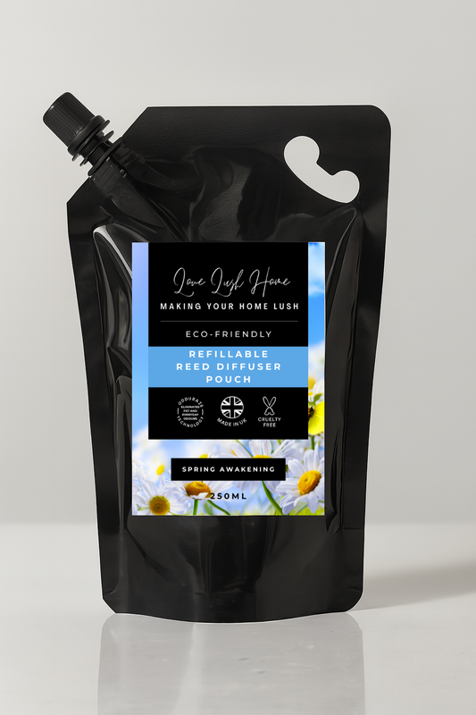 *CLEARANCE* Spring Awakening + Anti Odour Technology | Refillable Reed Diffuser Pouch - 250ml